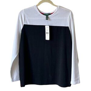 Tommy Hilfiger Long Sleeve ColorBlock Tee, 1X